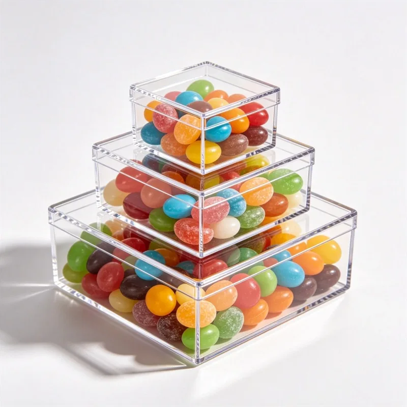 Large Acrylic Candy Dispenser Bin