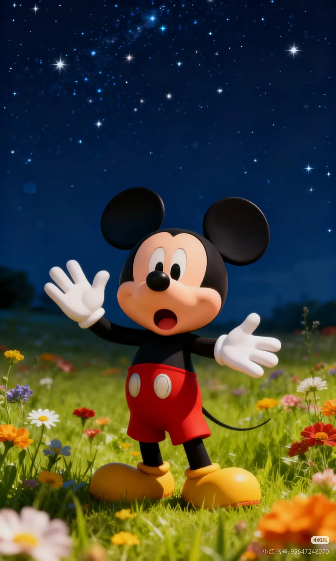 Lively Mickey Mouse Fiberglass Sculpture for Themed Spaces — view 4