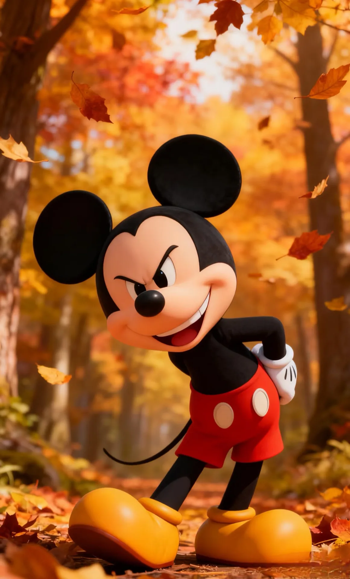Lively Multi-Pose Mickey Mouse Fiberglass Sculpture for All Venues — view 2