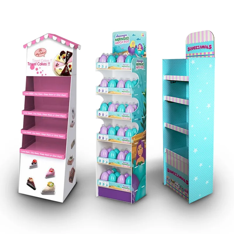 Lovely cardboard shelf design customized retail shop furniture — view 3
