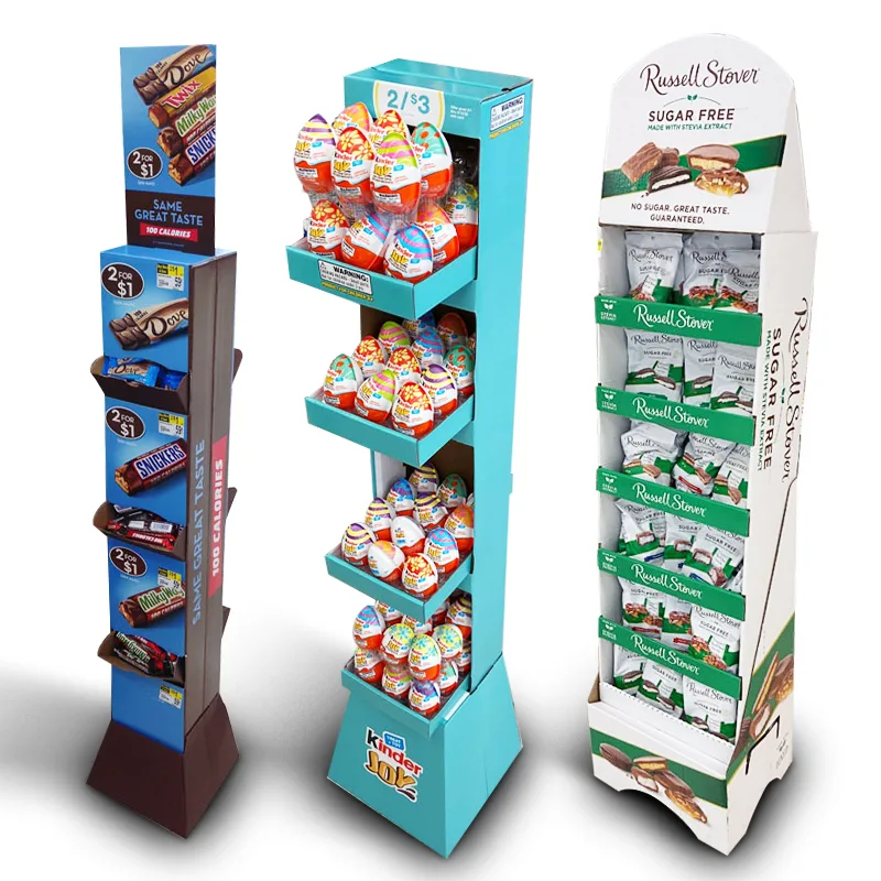 Lovely cardboard shelf design customized retail shop furniture — view 2