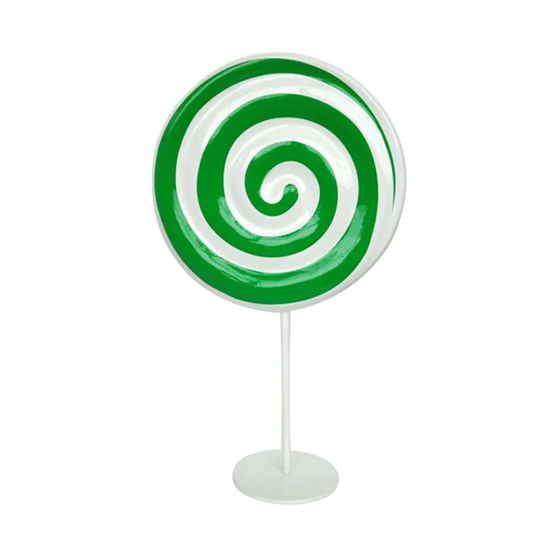 Lovely lollipop prop candy shop decoration fiberglass display product on sale — view 3