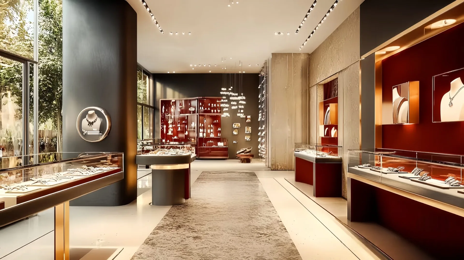 Luxury Jewelry Store Interior Design, Custom High‑End Jewellery Boutique Fit‑out With Display Counters — view 6