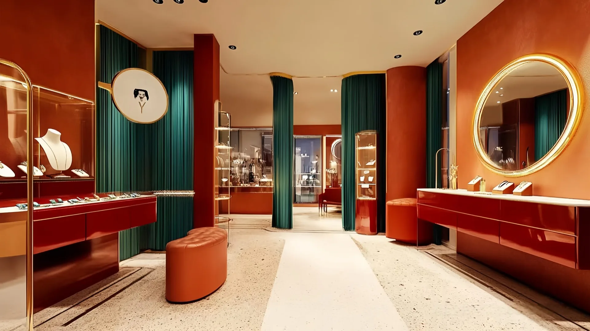 Luxury Jewelry Store Interior Design, Custom High‑End Jewellery Boutique Fit‑out With Display Counters — view 5
