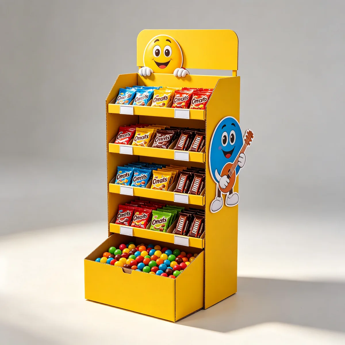 M&M’s Brand Themed Floor Standing POP Promotional Display Racks — view 2