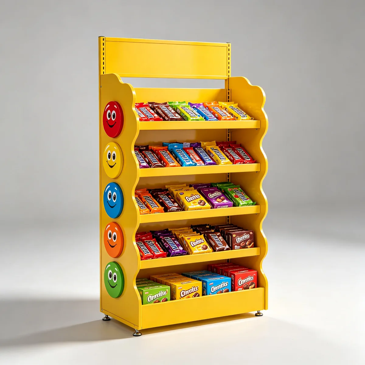 M&M’s Brand Themed Floor Standing POP Promotional Display Racks
