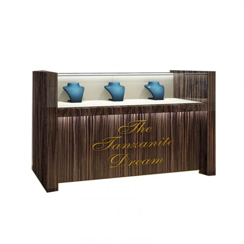 Magnificent jewelry display showcase luxury display counter cabinet for sale — view 3