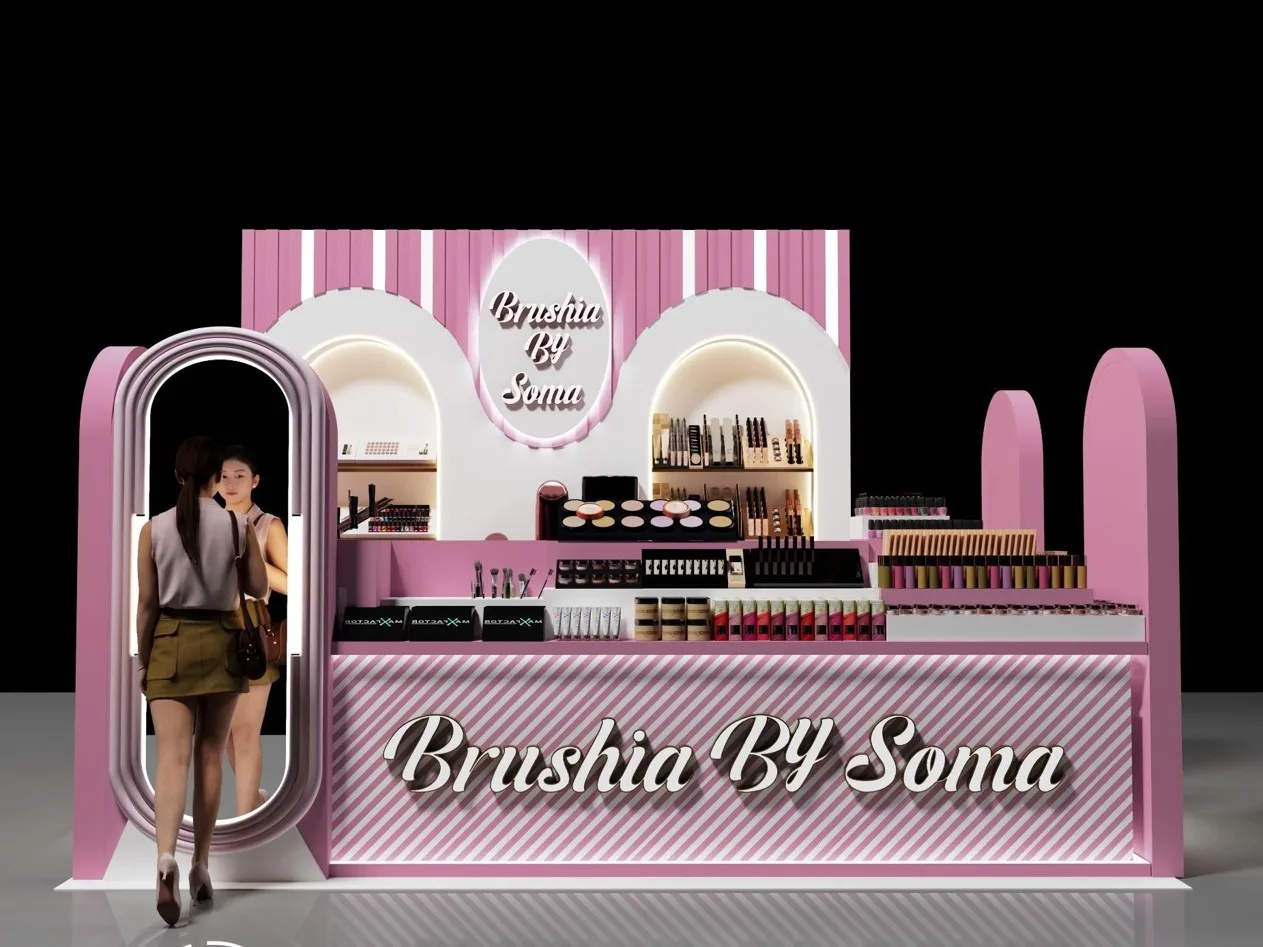 Makeup new kiosk design &Cosmetic showcace on sale — product detail 2