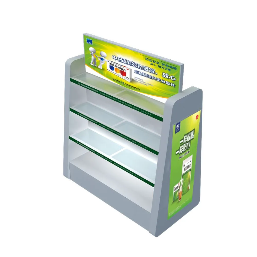 Medicine display rack & pharmacy store display cabinet furniture for sale — view 3