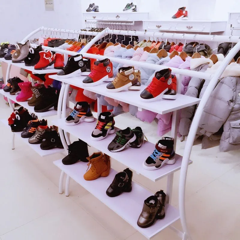 Metal garment store shelf display design clothing shop furniture for sale — view 3