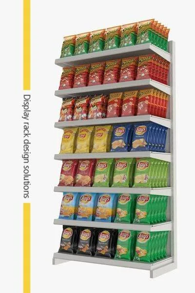 Metal Snack Display Rack Perfect Fit for Various Retail Settings — view 3