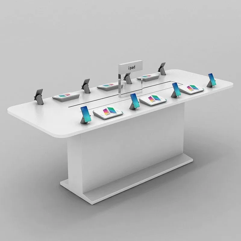 Mobile phone&laptop display counter Minimalist display table for mobile phone store — view 4