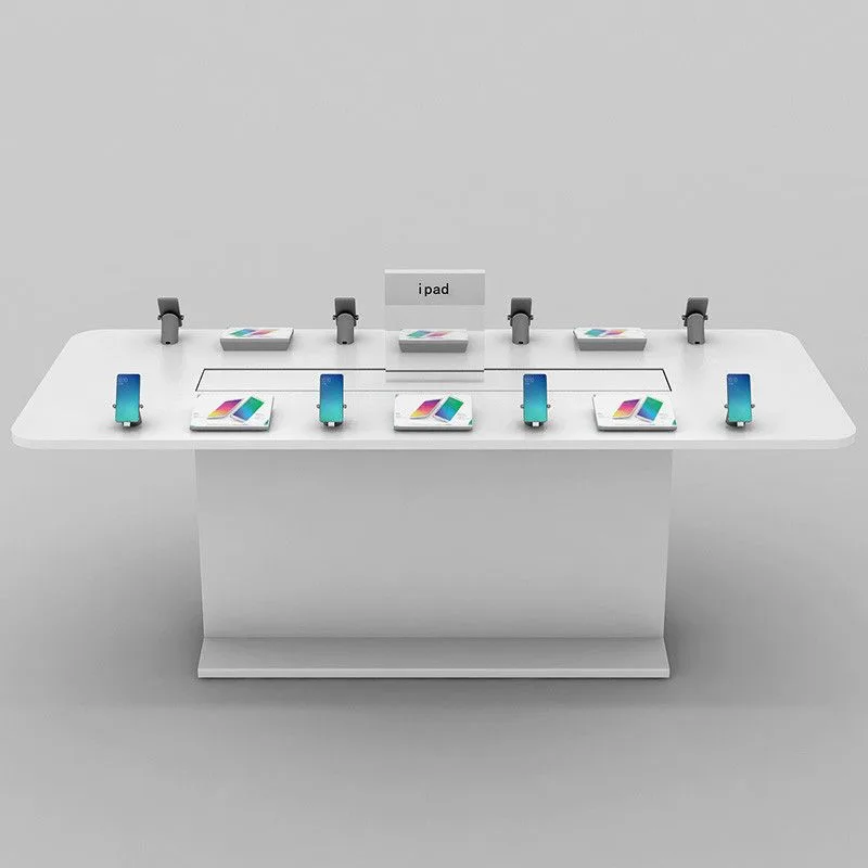 Mobile phone&laptop display counter Minimalist display table for mobile phone store — view 3