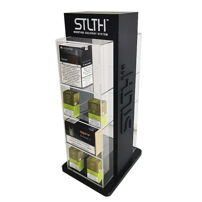 Modern functional vape display case smoke shop retail furniture — view 5
