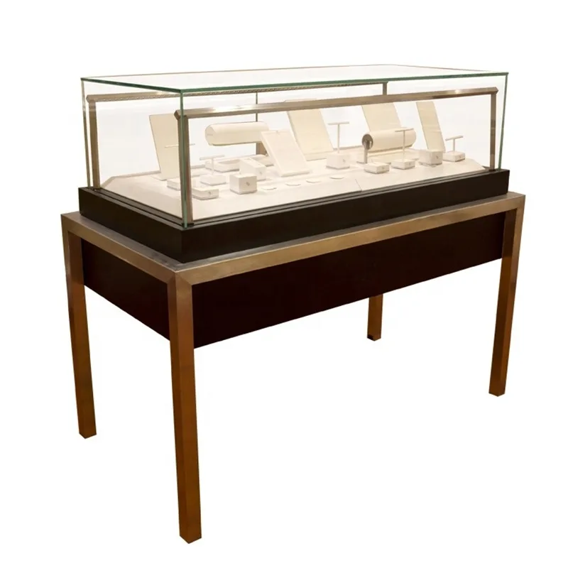 Modern grand jewelry display showcase design luxury shop display furniture — view 3