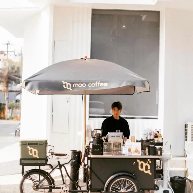 Modern Mobile Coffee Bike Ready‑to‑Use Beverage Station For Street — view 3