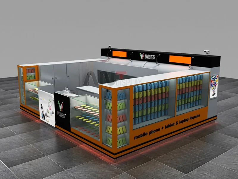 Modern Mobile Phone Accessories Showcase & kiosk on sale — product detail 2