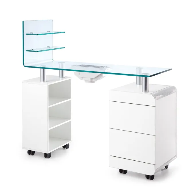 Modern nail salon counter & beauty salon furniture design — view 3