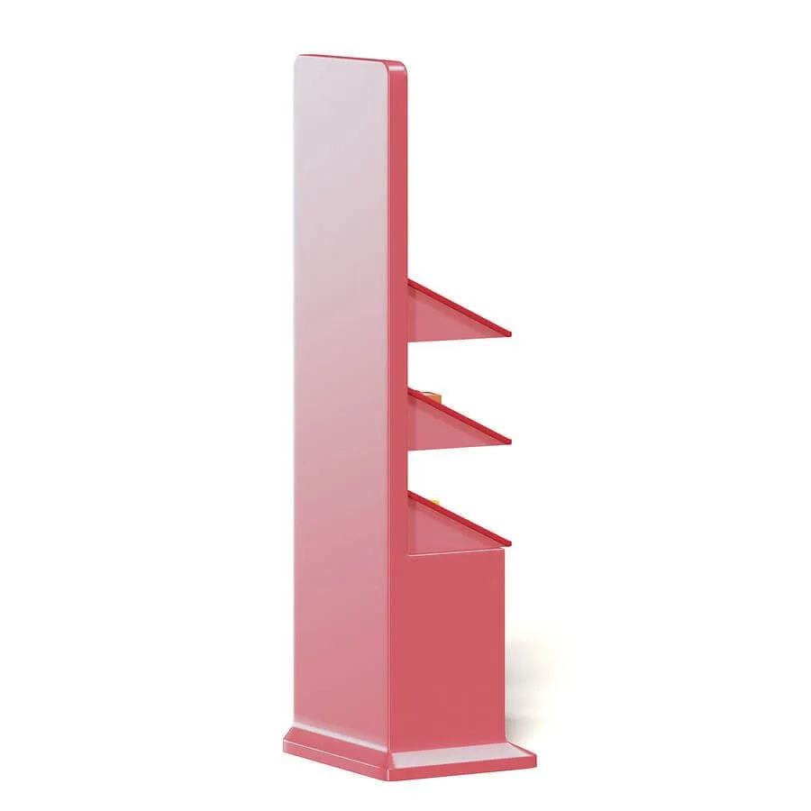 Modern pink cosmetic shop cabinet design skin- care dispaly shelf for sale — view 3