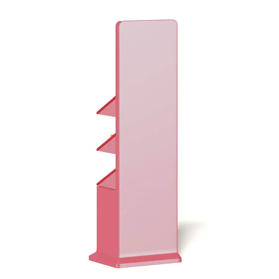 Modern pink cosmetic shop cabinet design skin- care dispaly shelf for sale — view 4