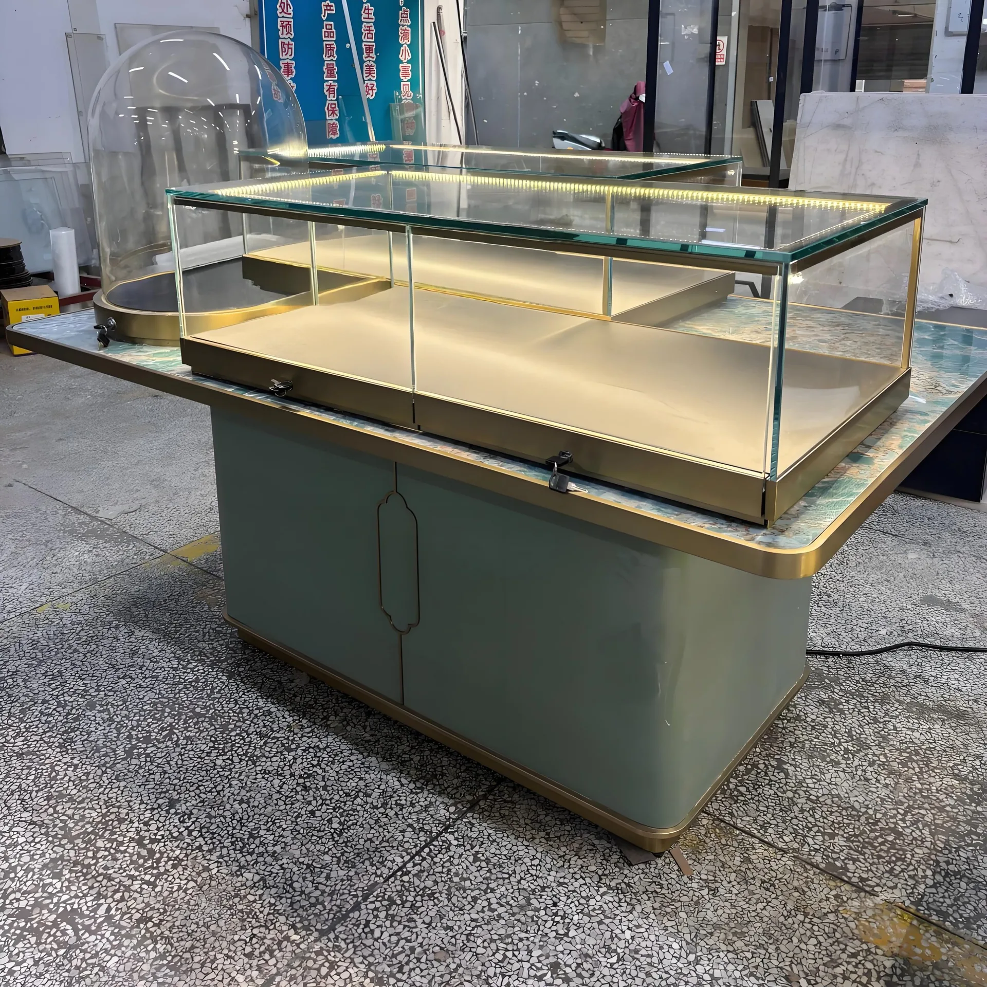 Modular Jewelry Display Cabinet | Luxury LED Showcase — view 3