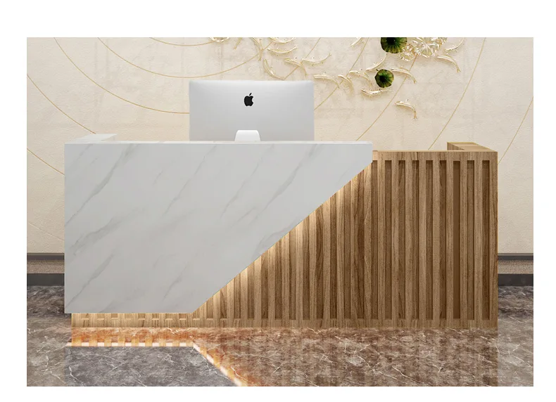 Morble Reception Desk Design High Quality Reception Counter on Sale — view 4