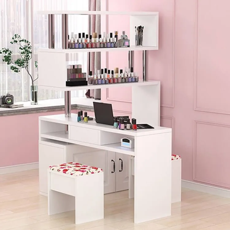 Multi-functional nail polish shelf design retail shop shelf for sale — view 3