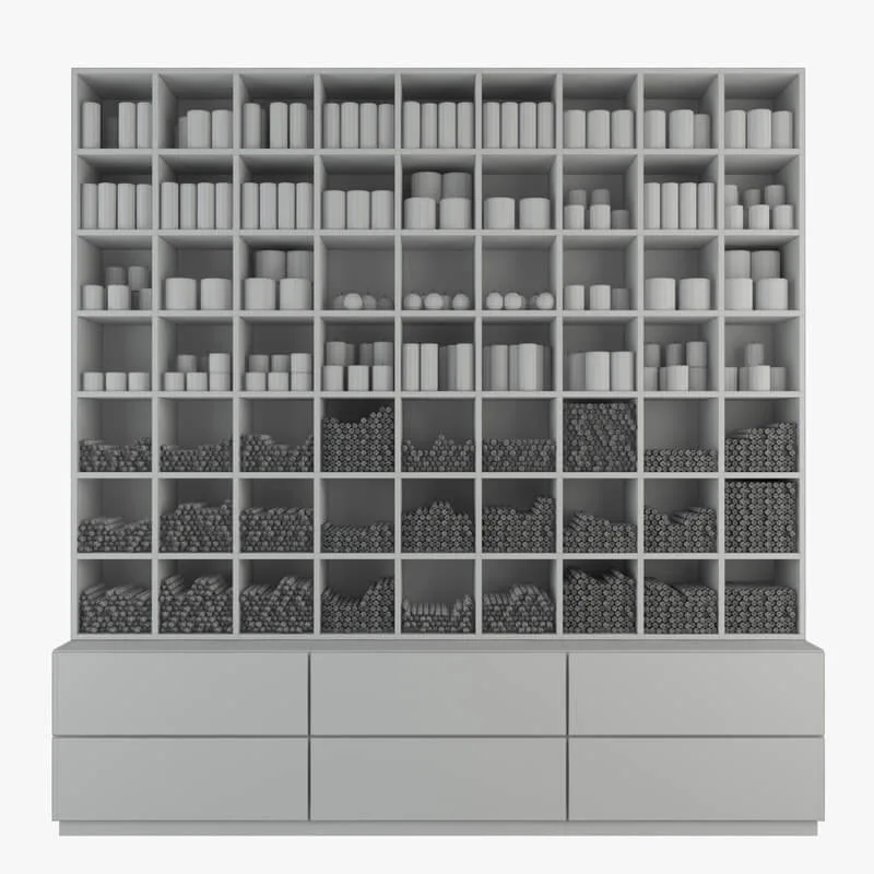 Multi-functional wall cabinet design retail shop display furniture for sale — view 3