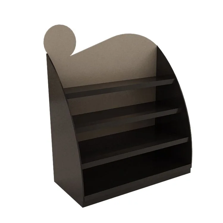 Multi-layer Cosmetic Display Cabinet Black Cosmetic Display Stand for Sale — view 4