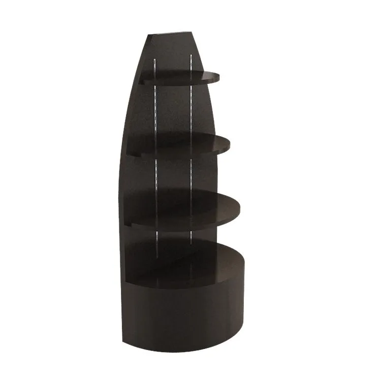 Multi-layer Cosmetic Display Cabinet Black Cosmetic Display Stand for Sale — view 5
