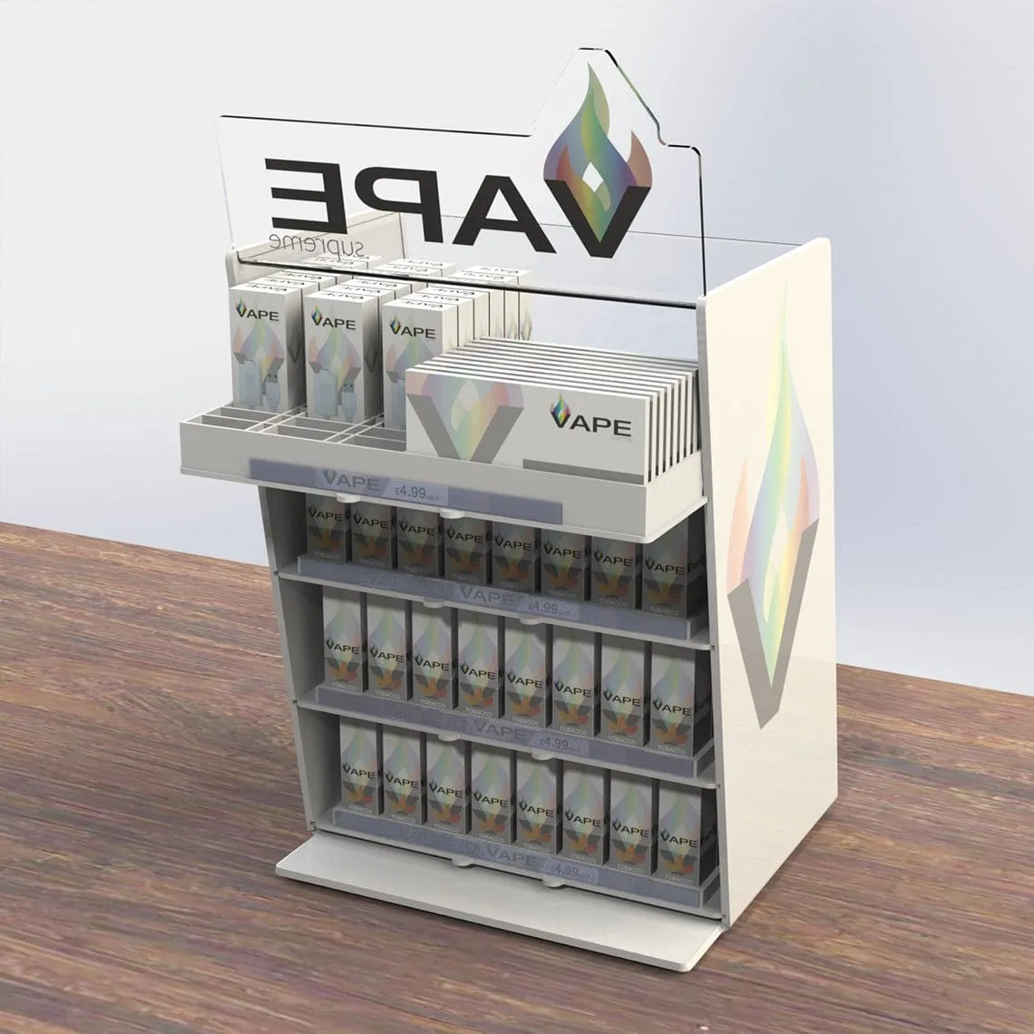 Multi layer electronic cigarette display customizable size electronic cigarette display on sale — view 4