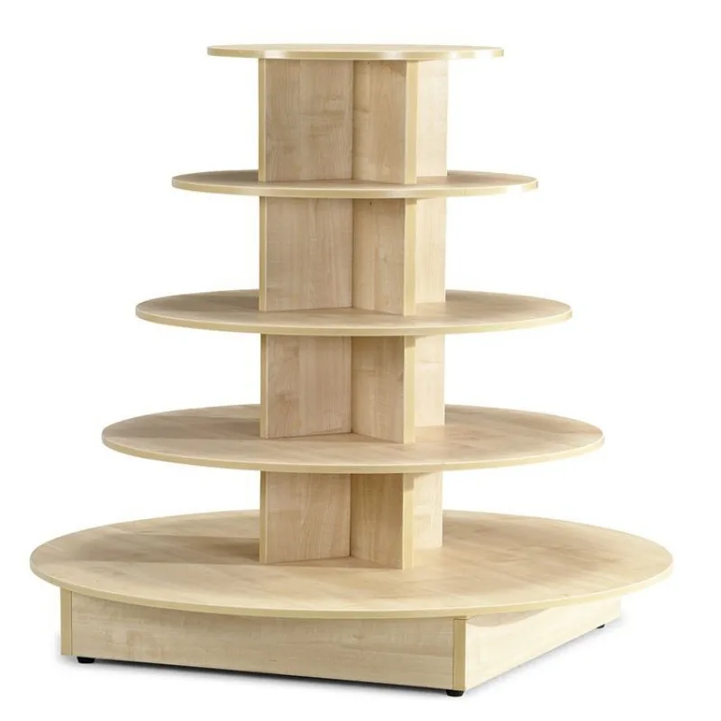 Multi story display shelf in retail store Cosmetic display shelf — view 5