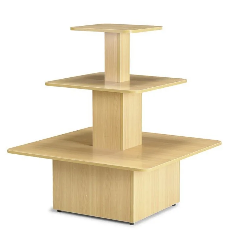Multi story display shelf in retail store Cosmetic display shelf — view 3