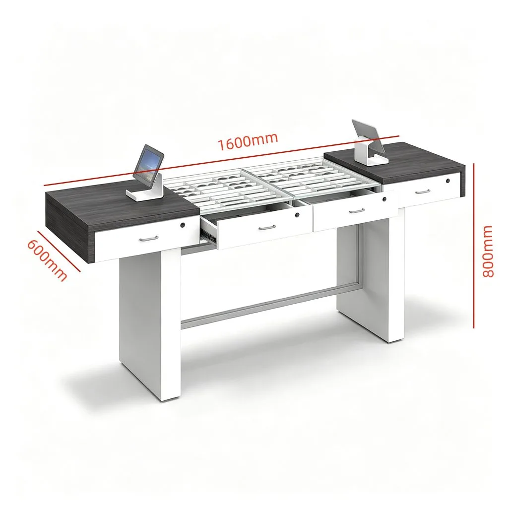 Optical Shop Optical Table Eyewear Display Counter for Sunglasses Store — product detail 1