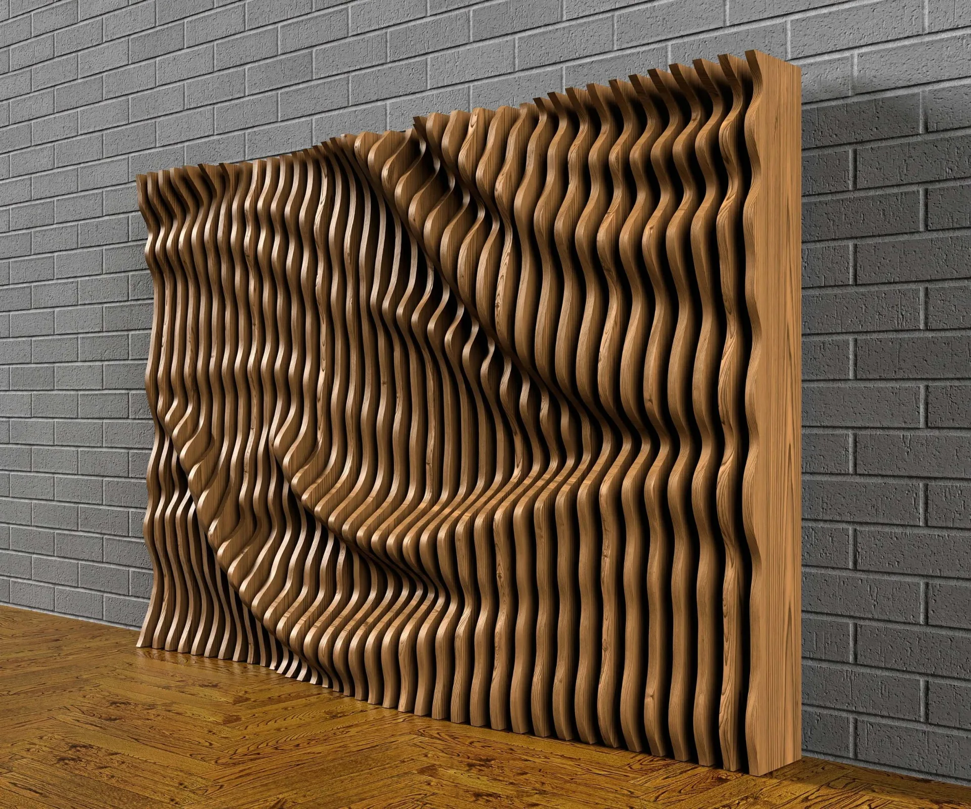 Parametric Wave Style Wall Panels – Custom Designed & Built by Benson Display — view 5