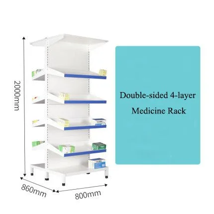 Pharmacy store display shelf & medicine display rack for sale — view 4