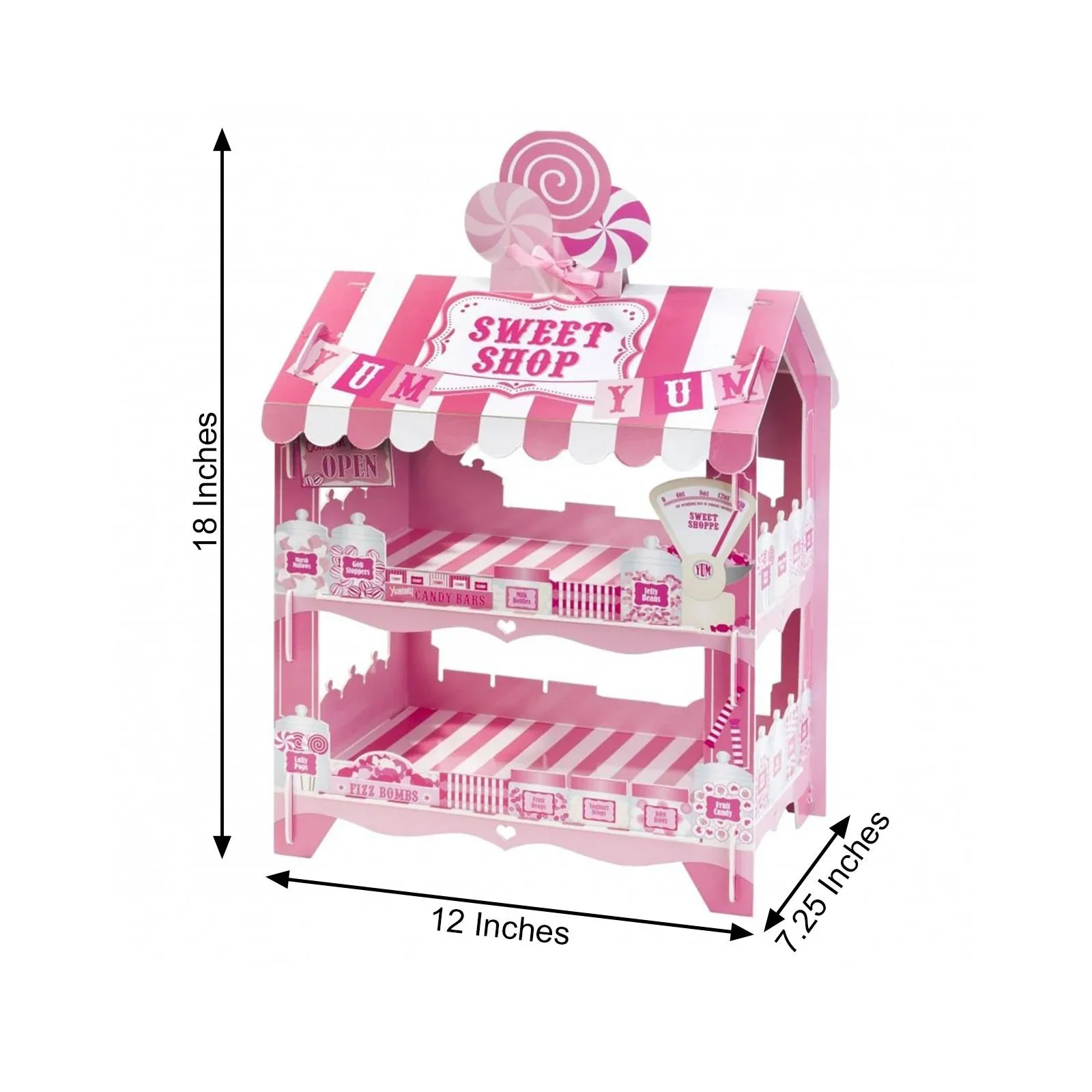 Pink Candy Stand & Candy Box Customized for Candy Store For Sale — view 3