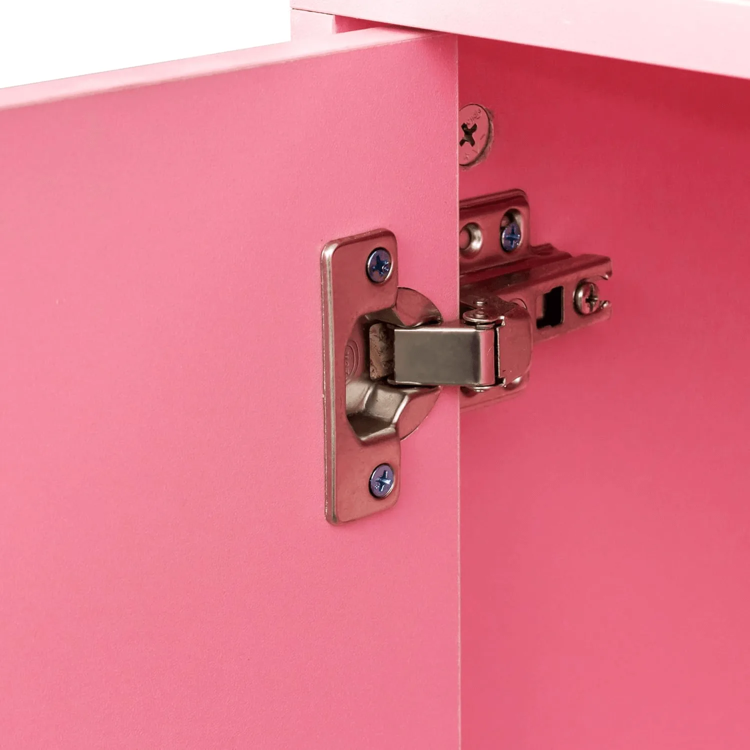 Pink Sweet Wall-mounted Hair Salon Styling Table Custom Salon Furniture Factory Direct Sales — view 3