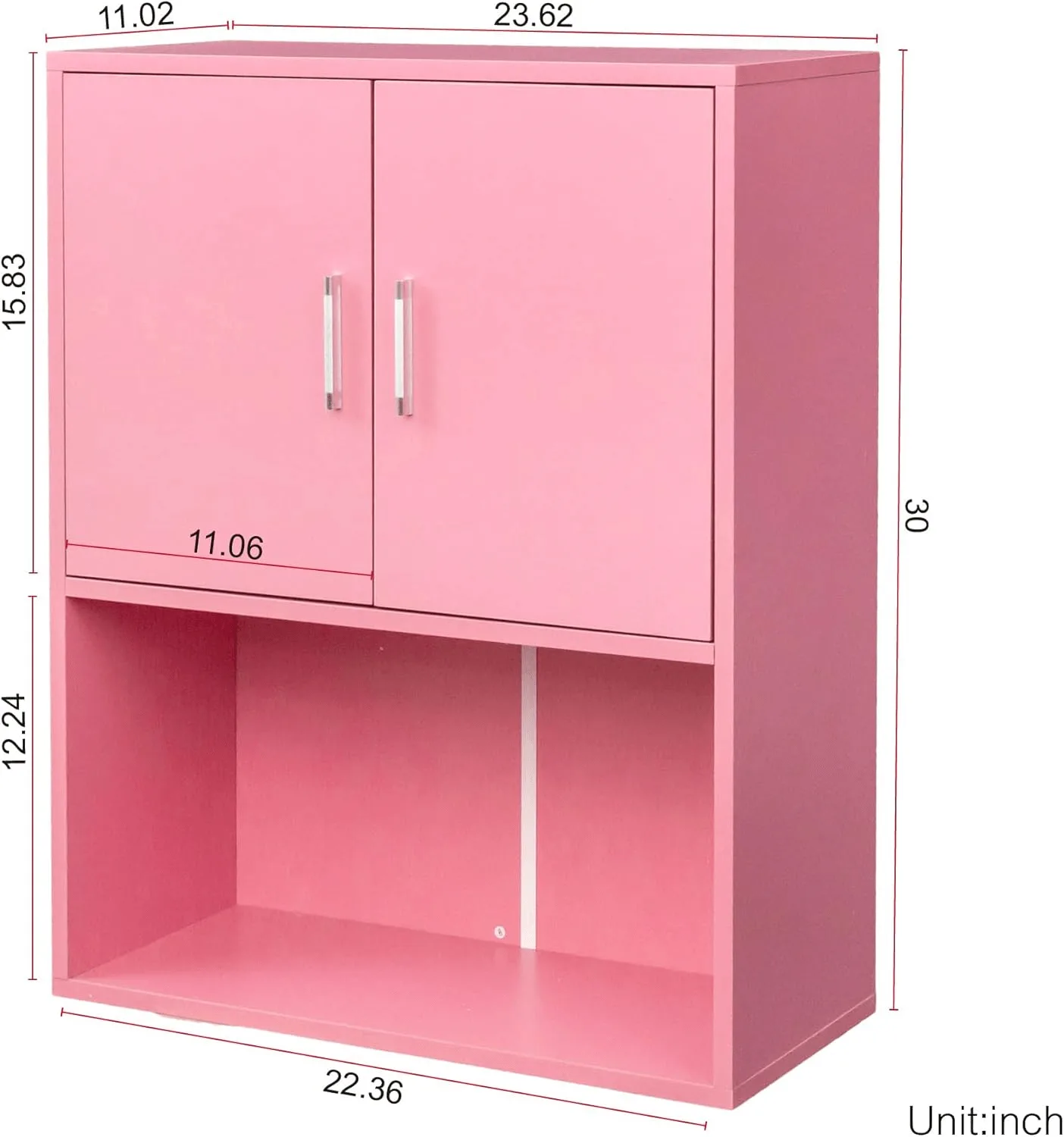Pink Sweet Wall-mounted Hair Salon Styling Table Custom Salon Furniture Factory Direct Sales — view 5
