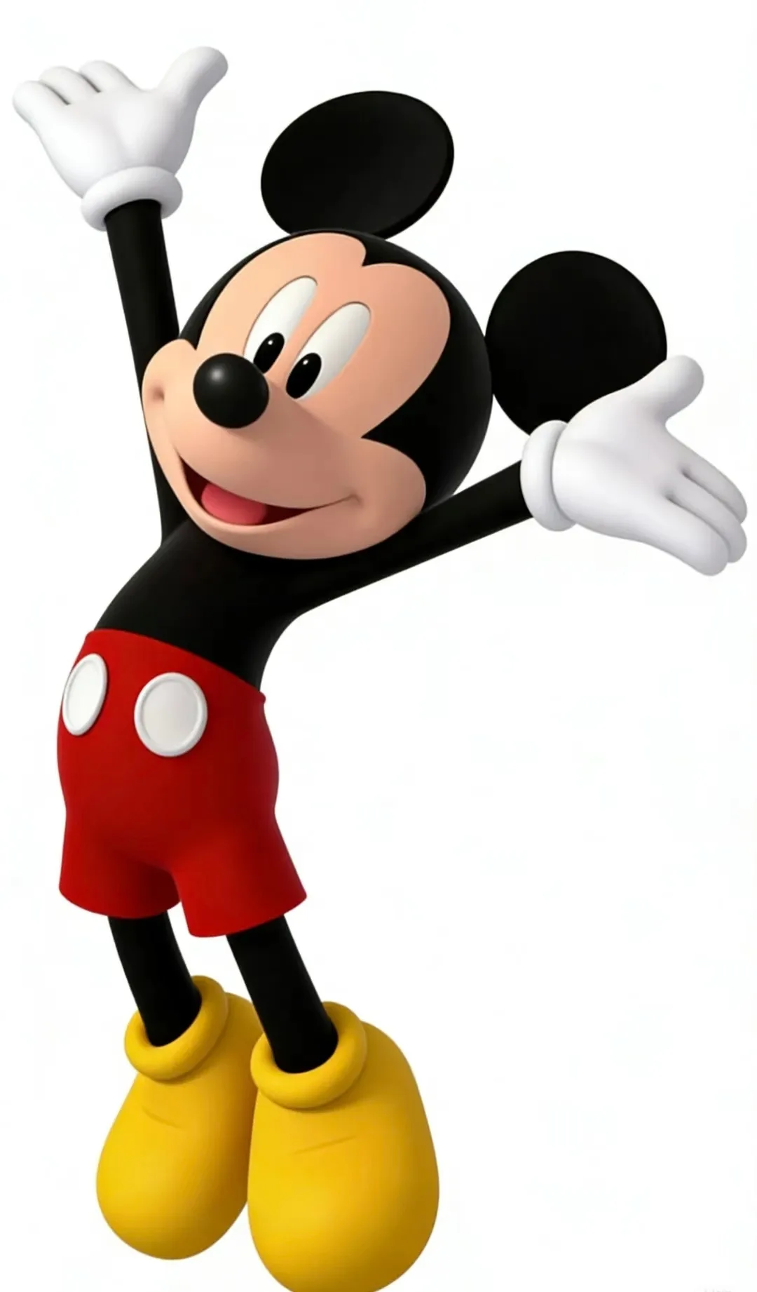 Playful Multi-Pose Mickey Mouse Fiberglass Sculpture for Retail & Themed Decor — view 2