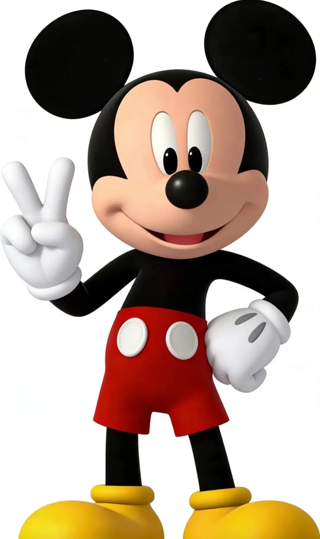 Playful Multi-Pose Mickey Mouse Fiberglass Sculpture for Retail & Themed Decor — view 6