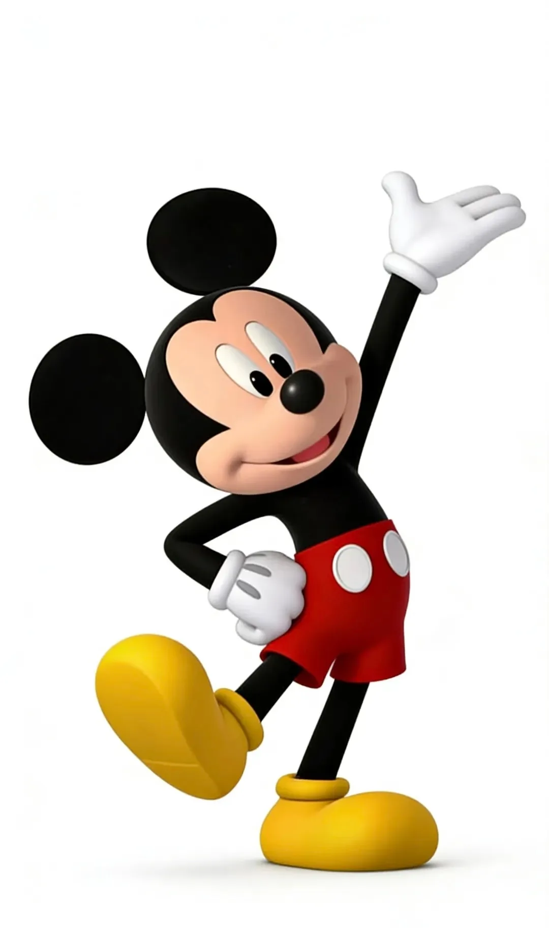 Playful Multi-Pose Mickey Mouse Fiberglass Sculpture for Retail & Themed Decor — view 3