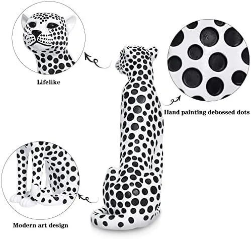 Polka Dot Leopard FRP Sculpture for Modern Home & Hotel Lobby Decor — view 2