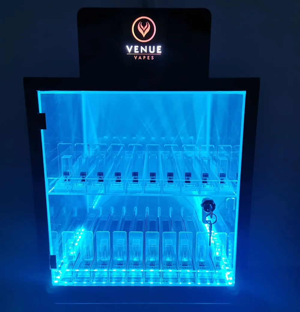 Portable vape display cabinet cigarette store furniture for sale — view 4