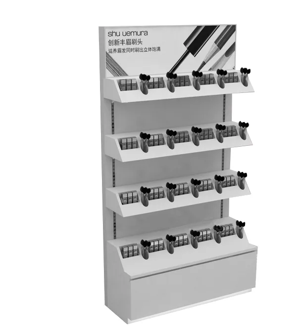 Practical skincare wall cabinets & wooden retail display case for sale — view 3