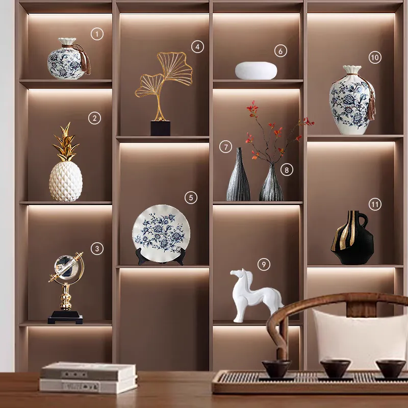 Practical wall display cabinet custom home storage display rack for sale — view 3