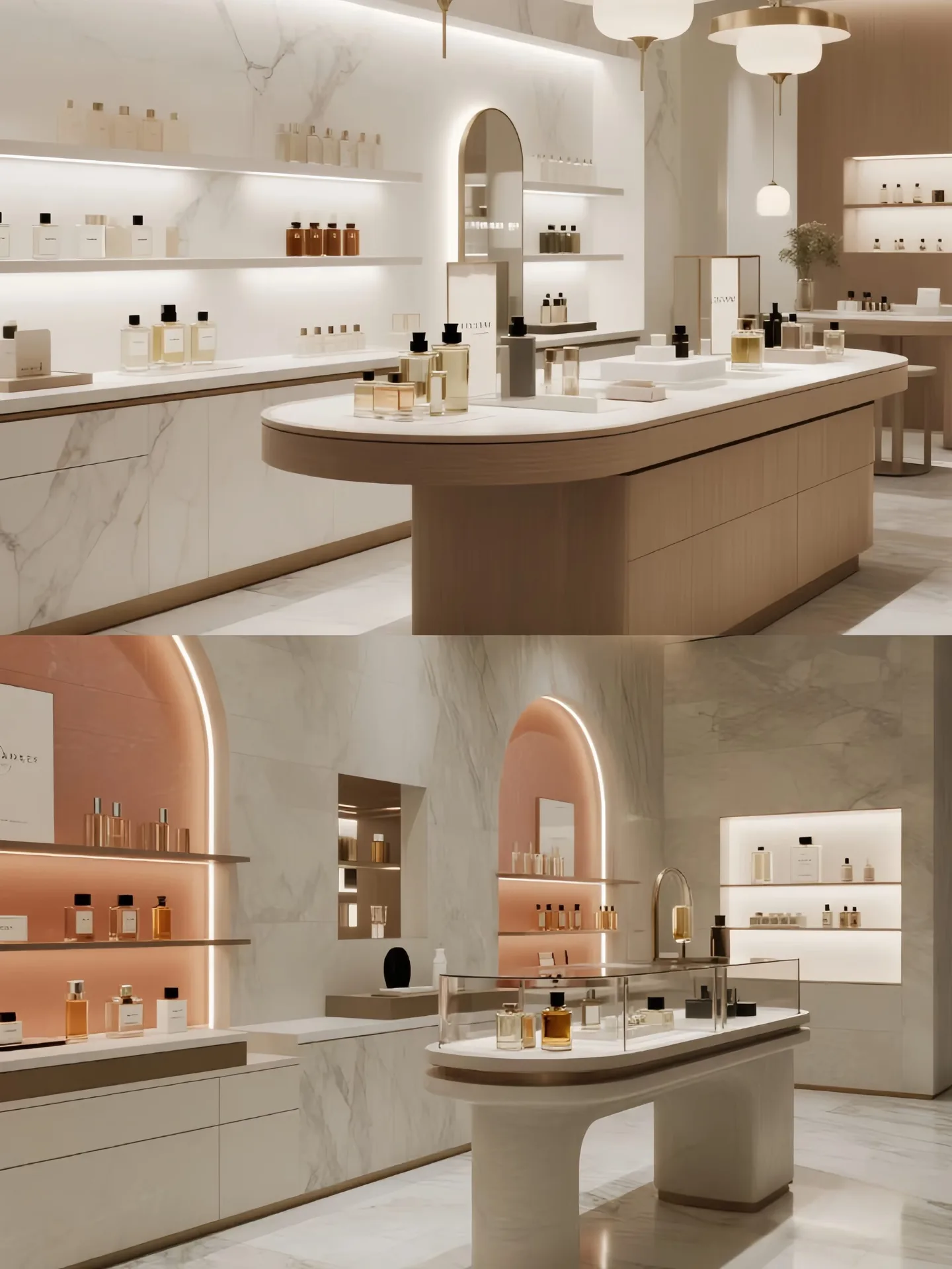 Premium Custom Perfume Store Interior Display Furniture | DIY Fragrance Shop Counters & Wall Shelving — view 5