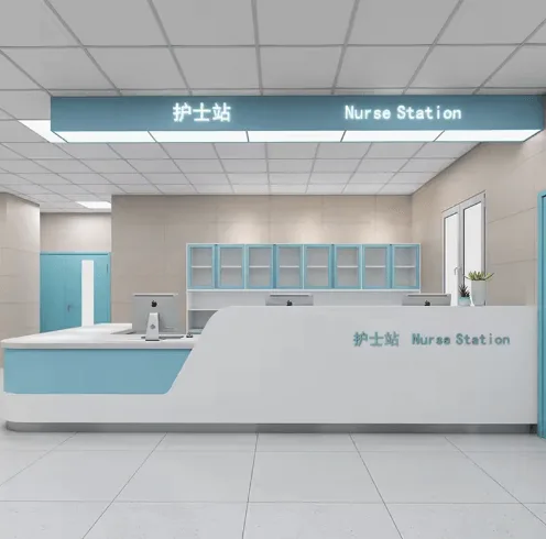 Professional hospital reception desk & customized hospital service consultation desk — view 4