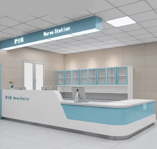 Professional hospital reception desk & customized hospital service consultation desk — view 3