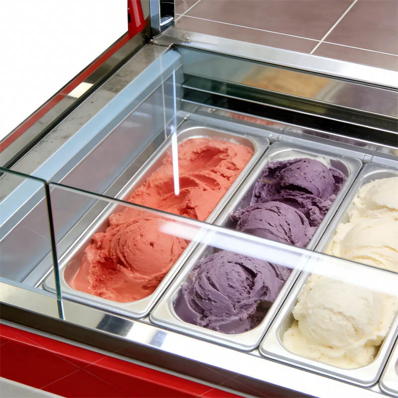Red, White & Blue Folding Expandable Ice Cream Kiosk: A Mobile Outdoor Dessert Solution — view 4